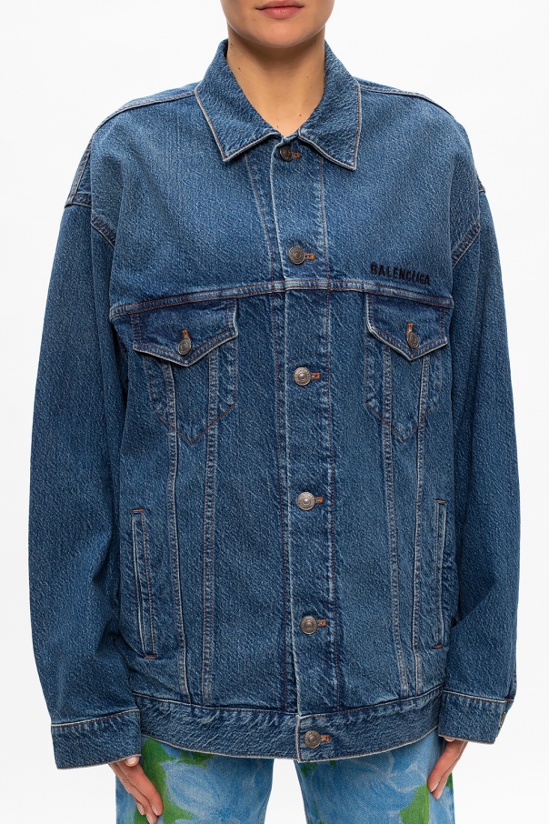 Oversize denim jacket Balenciaga - GenesinlifeShops NZ - alexander